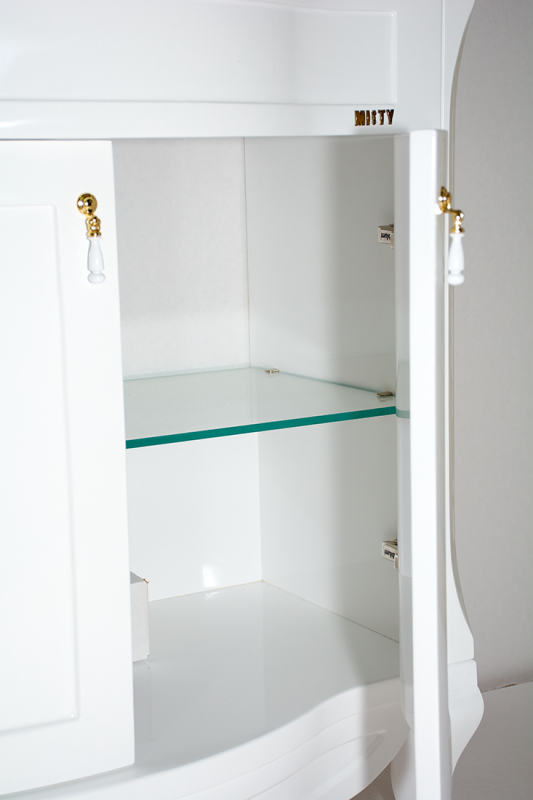 Купить тумба дайна -100 прямая белая,misty. в Иваново магазин сантехники Суперстрой