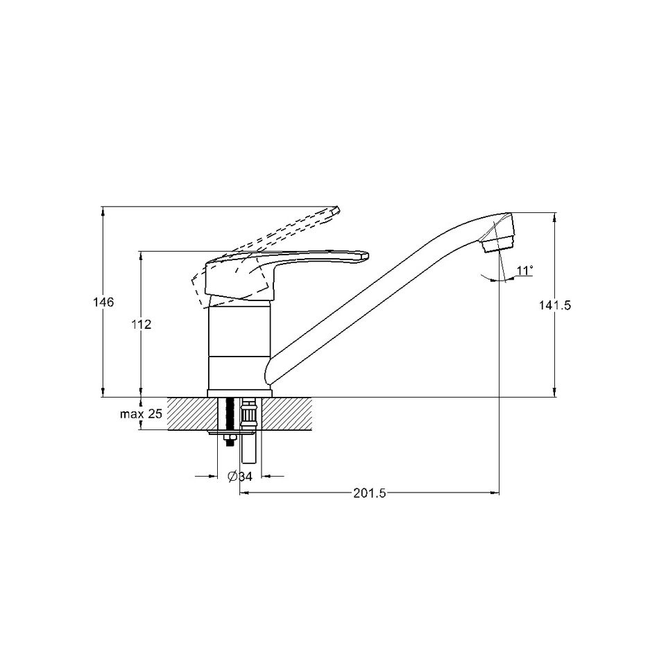 Купить смеситель для кухни 4d4-a181, g-lauf. в Иваново магазин сантехники Суперстрой