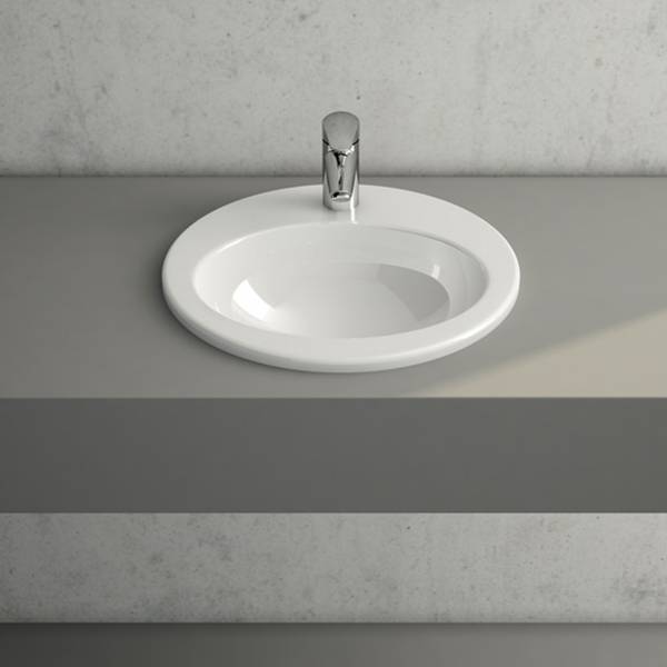 Купить раковина s20  (5466в003-0001,43см), белый,круглая,vitra. в Иваново магазин сантехники Суперстрой