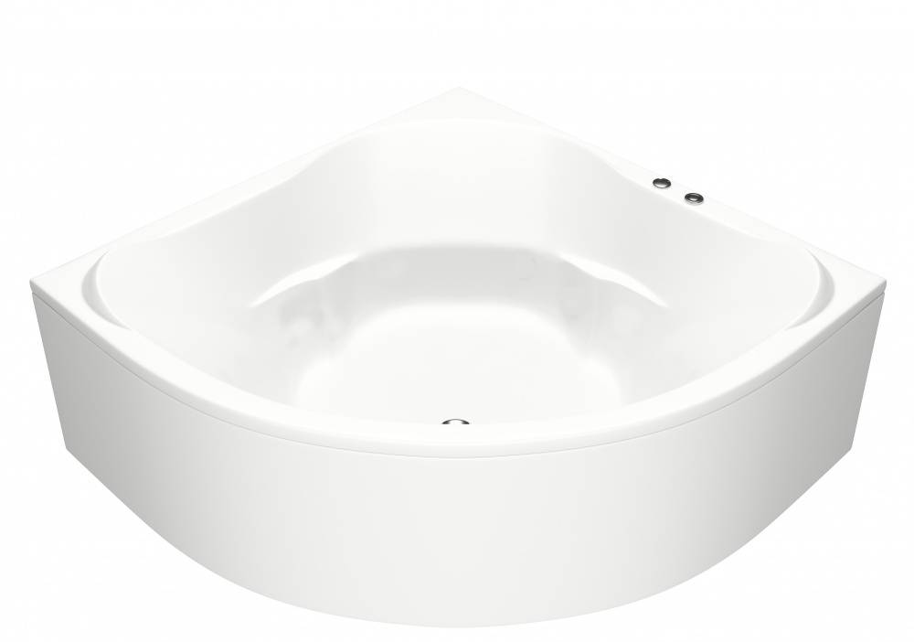 Купить ванна акриловая ривьера 1610*1610 с экраном, bas. в Иваново магазин сантехники Суперстрой