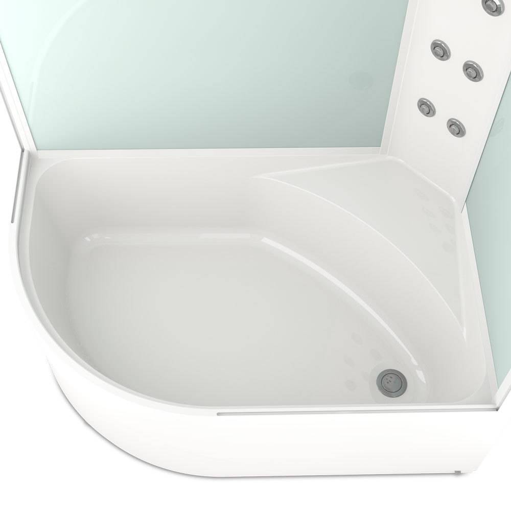 Купить душевая кабина domani spa delight high 120*80  l вп тс в Иваново магазин сантехники Суперстрой