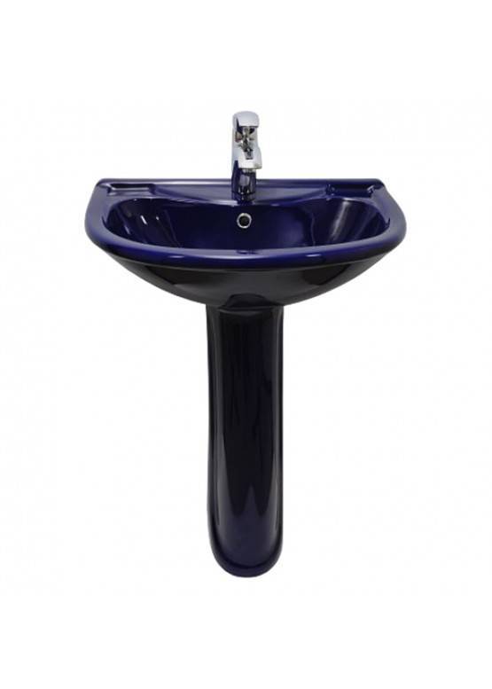 Купить раковина на пьедестале престиж-55 синий, старый оскол. в Иваново магазин сантехники Суперстрой