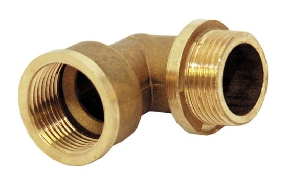 Купить уголок  латунь 1 г/ш,китай. в Иваново магазин сантехники Суперстрой