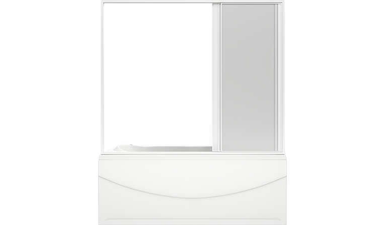 Купить шторка для ванны ахин/атланта/индика/нептун (3 ств.стек), bas в Иваново магазин сантехники Суперстрой