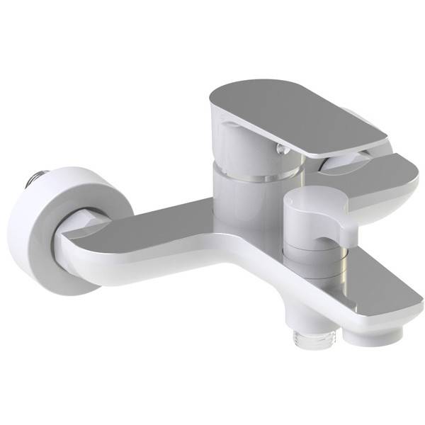 Купить смеситель для ванны  atrio 60022  белый/хром,kaiser в Иваново магазин сантехники Суперстрой