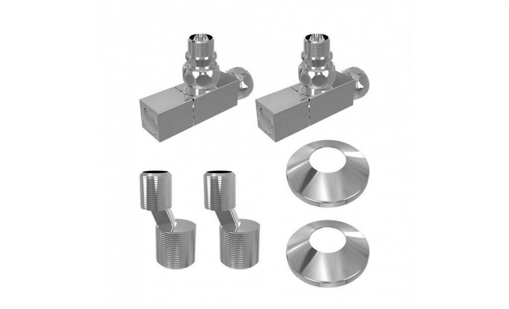 Купить комплект подключения lm03412s квадратные вентили хром, lemark. в Иваново магазин сантехники Суперстрой