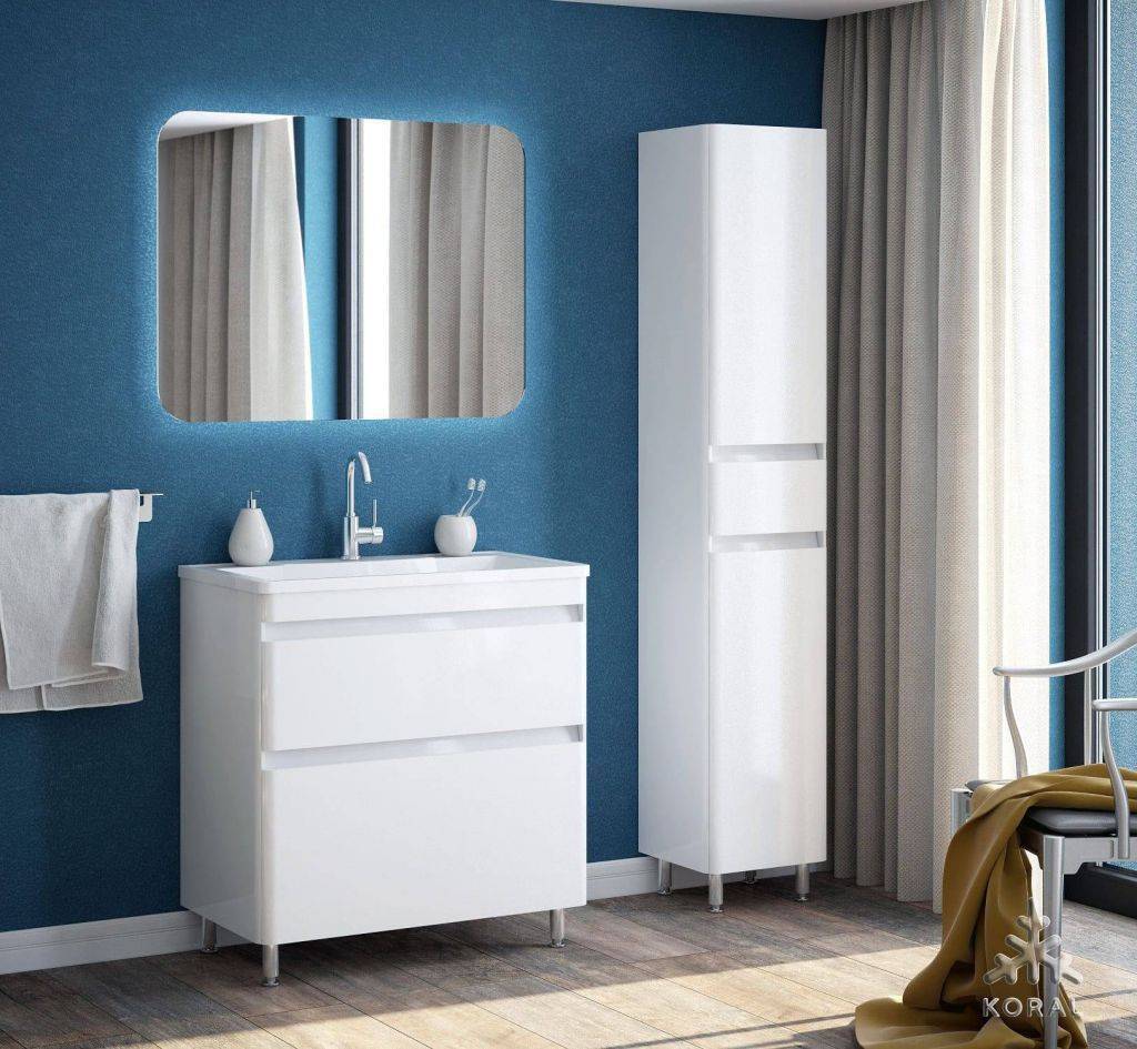 Купить пенал алабама-35 z1 корзина, белый , corozo. в Иваново магазин сантехники Суперстрой