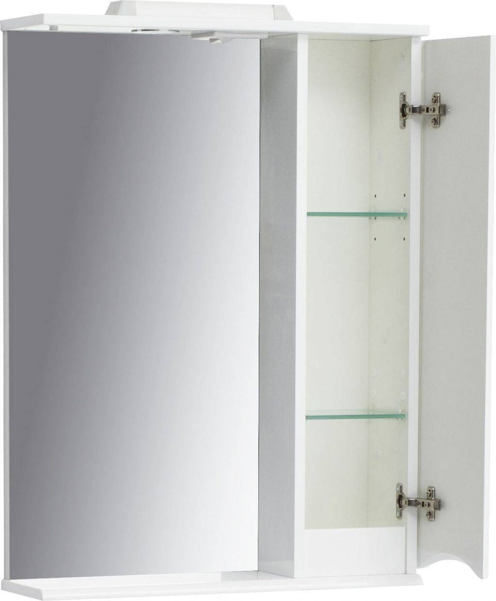 Купить зеркальный шкаф smile 80 п, 1/дв, белый, sanstar в Иваново магазин сантехники Суперстрой