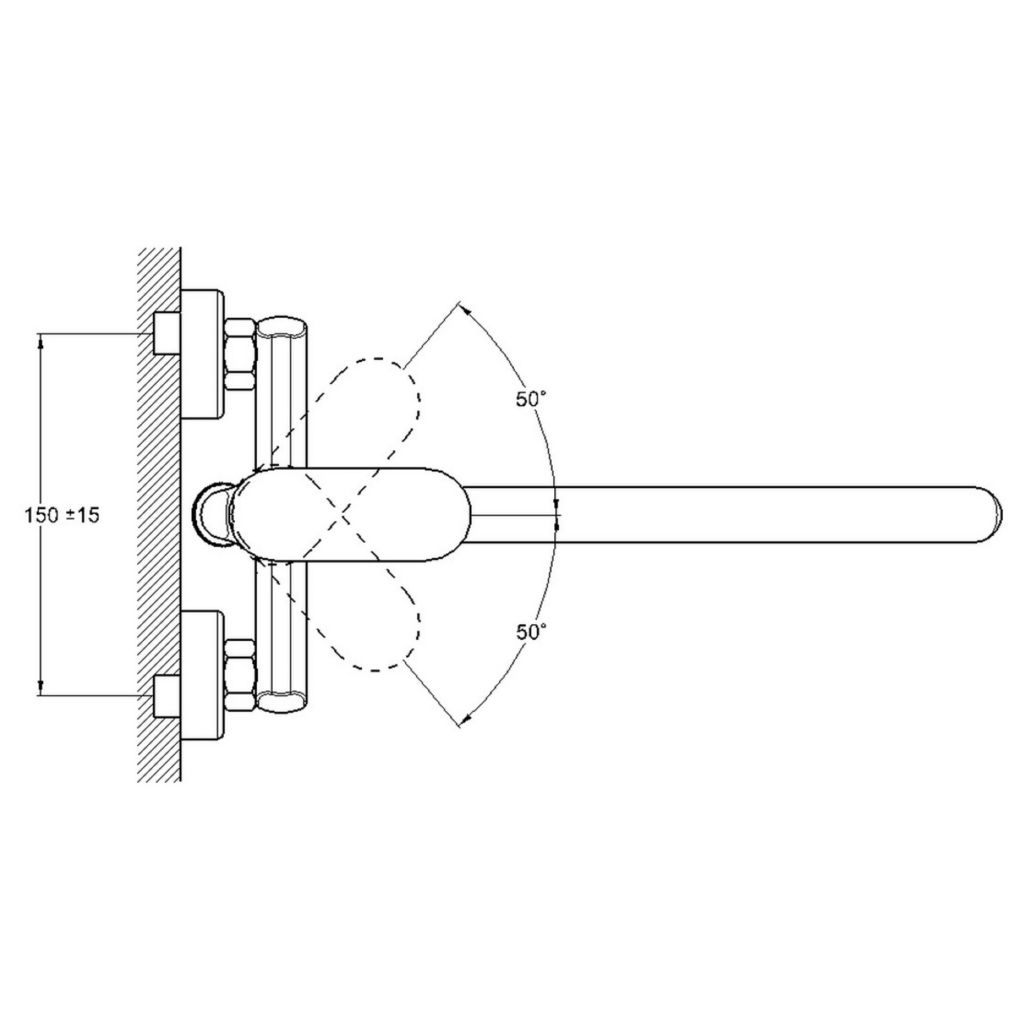 Купить смеситель для ванны с душем nob7 -a128 yb черный, g-lauf. в Иваново магазин сантехники Суперстрой