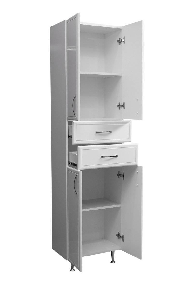 Купить пенал концепт-48 белый 2ящ ,stella polar. в Иваново магазин сантехники Суперстрой