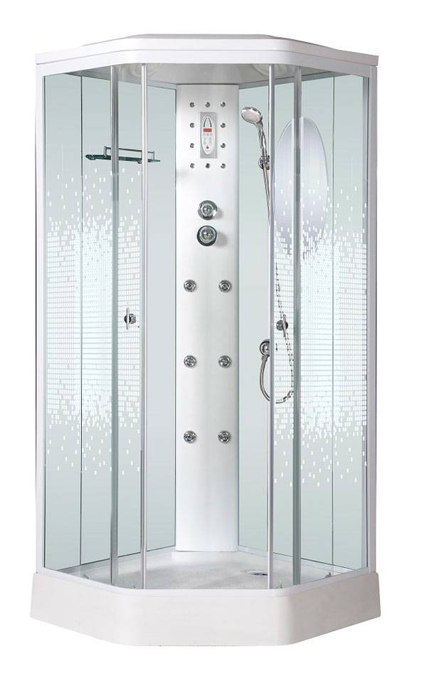 Купить душевая кабина 90*90 ng-306-01 н/п ,пс,г/м, niagara в Иваново магазин сантехники Суперстрой