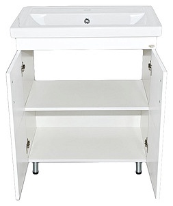 Купить тумба фостер-70 напольная 2 ящ.+ раковина kirovit, misty. в Иваново магазин сантехники Суперстрой