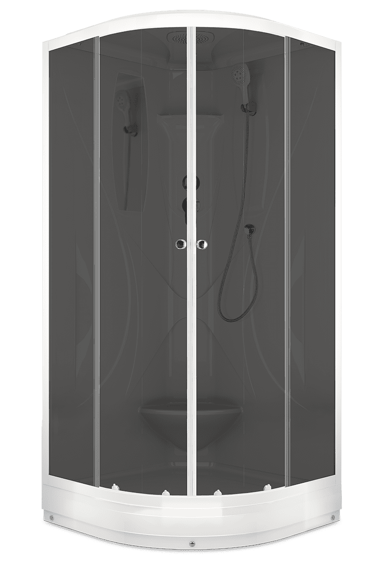 Купить душевая кабина domani elegance 99,90*90  нп тс -акрил задние стенки в Иваново магазин сантехники Суперстрой