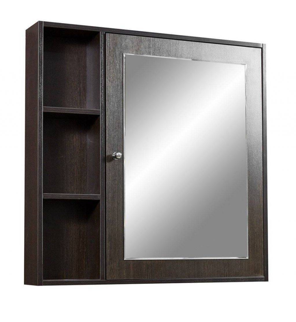 Купить зеркало-шкаф монтоне-80 венге,stella polar. в Иваново магазин сантехники Суперстрой