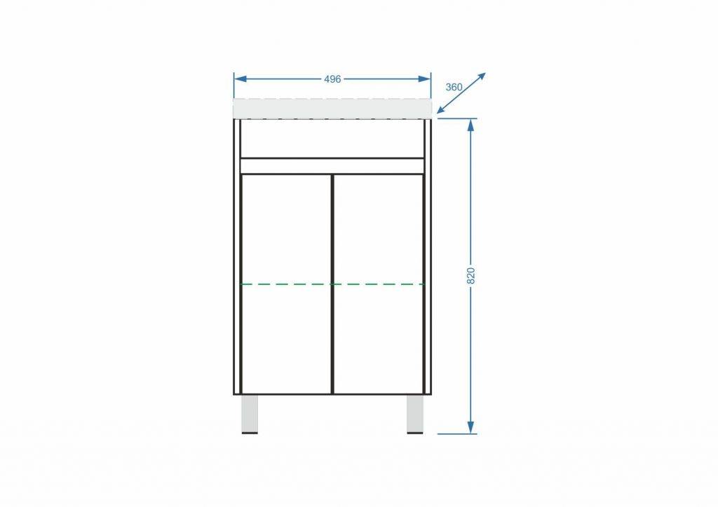 Купить тумба фаворита-50 напольная белый + раковина сомо,stella polar. в Иваново магазин сантехники Суперстрой
