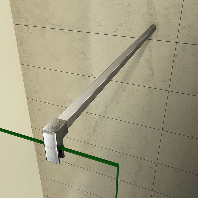 Купить душевое ограждение walk in sp-120-c-b, bas. в Иваново магазин сантехники Суперстрой