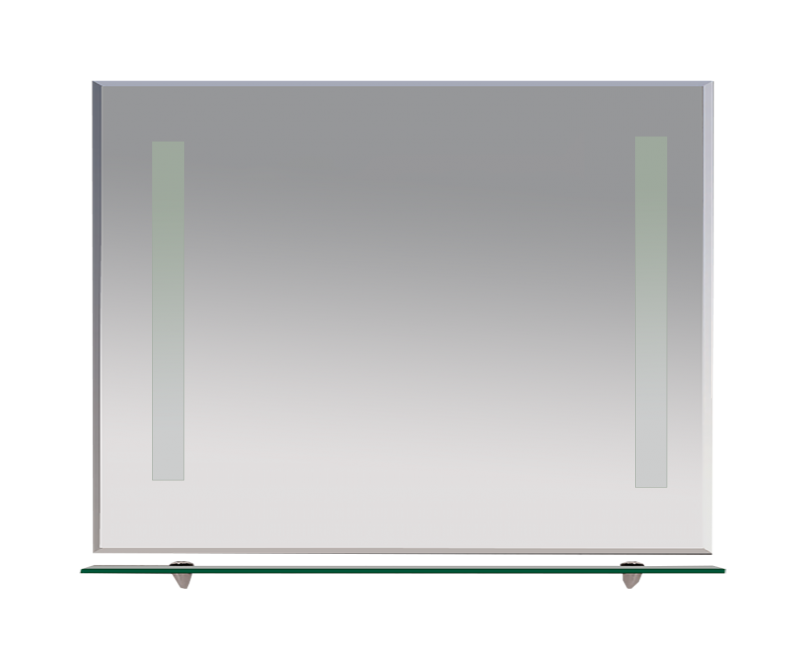 Купить зеркало лика -105 с полочкой  (свет),misty в Иваново магазин сантехники Суперстрой