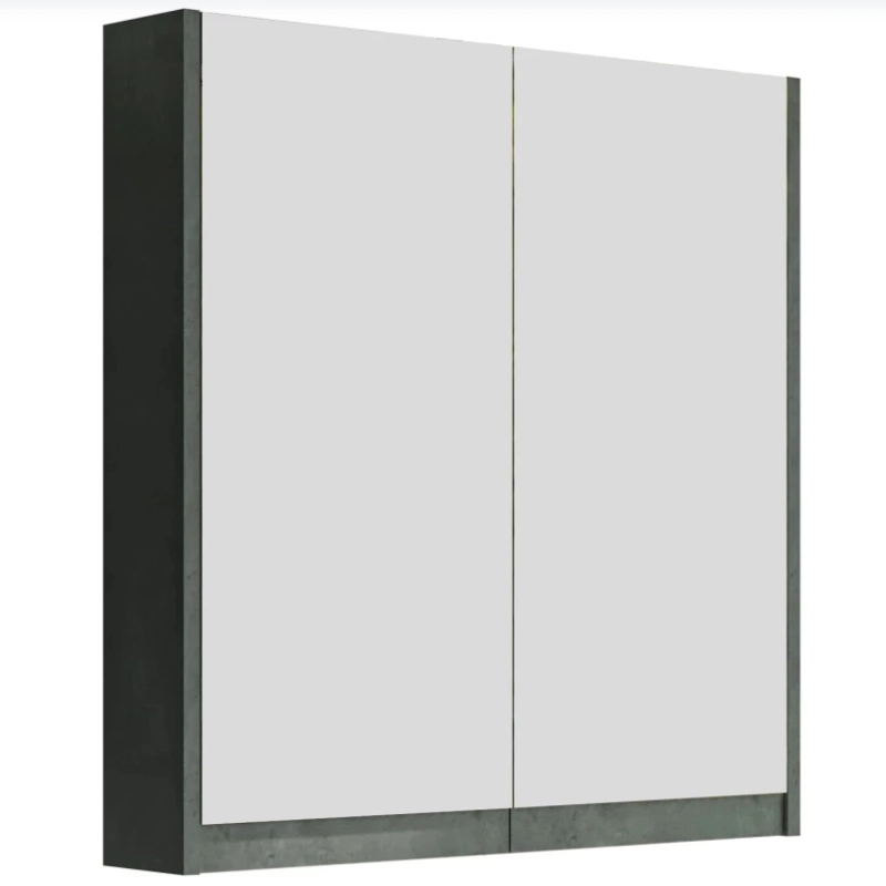 Купить зеркало-шкаф кибела-70,цемент,stella polar. в Иваново магазин сантехники Суперстрой