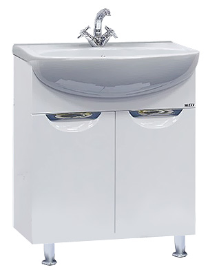 Купить тумба ева- 60 прямая + раковина (комплект),misty в Иваново магазин сантехники Суперстрой