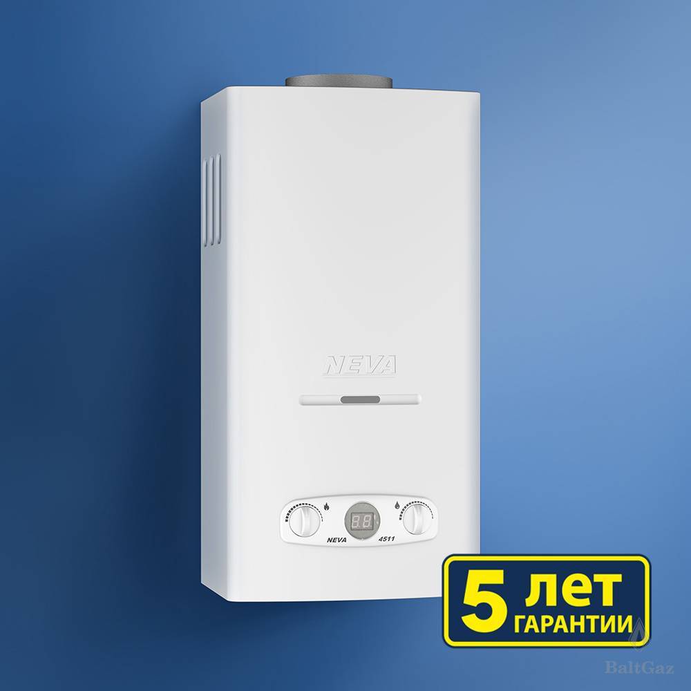Купить водонагреватель газ neva-4511,neva. в Иваново магазин сантехники Суперстрой