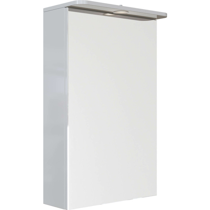 Купить зеркальный шкаф 50, с подсветкой , белый, sanstar. в Иваново магазин сантехники Суперстрой