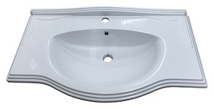 Купить тумба дайна - 85 прямая белая, misty. в Иваново магазин сантехники Суперстрой