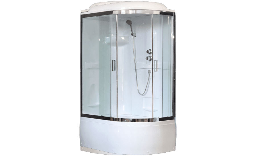 Купить душевая кабина royal rb 8120bk1-t-ch,l вп,пс,акриловая задняя стенка в Иваново магазин сантехники Суперстрой