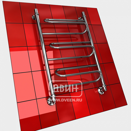 Купить водяной полотенцесушитель  w 80*60 1"*1/2 к3, двин. в Иваново магазин сантехники Суперстрой