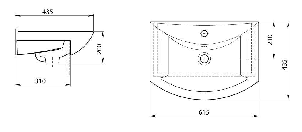 Купить раковина грация белый, перелив, воротынск. в Иваново магазин сантехники Суперстрой