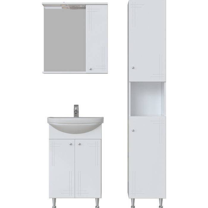 Купить тумба июнь-50 + умывальник акватон-50, sanstar в Иваново магазин сантехники Суперстрой