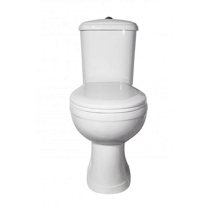 Купить компакт-унитаз дора-антивсплеск белый горизонтальный выпуск, старый оскол. в Иваново магазин сантехники Суперстрой