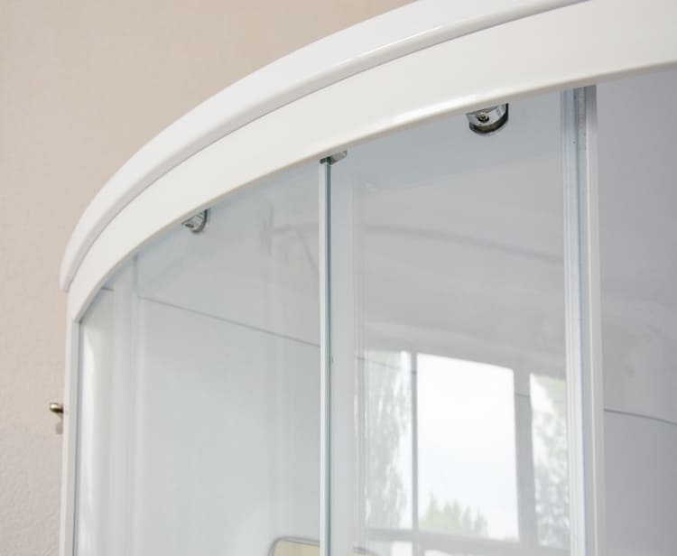 Купить душевая кабина royal rb 150alp-t-ch-l,вп пс,белая задняя стенка в Иваново магазин сантехники Суперстрой