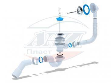Купить обвязка д/ванны е151 с поворотной трубой, ани в Иваново магазин сантехники Суперстрой