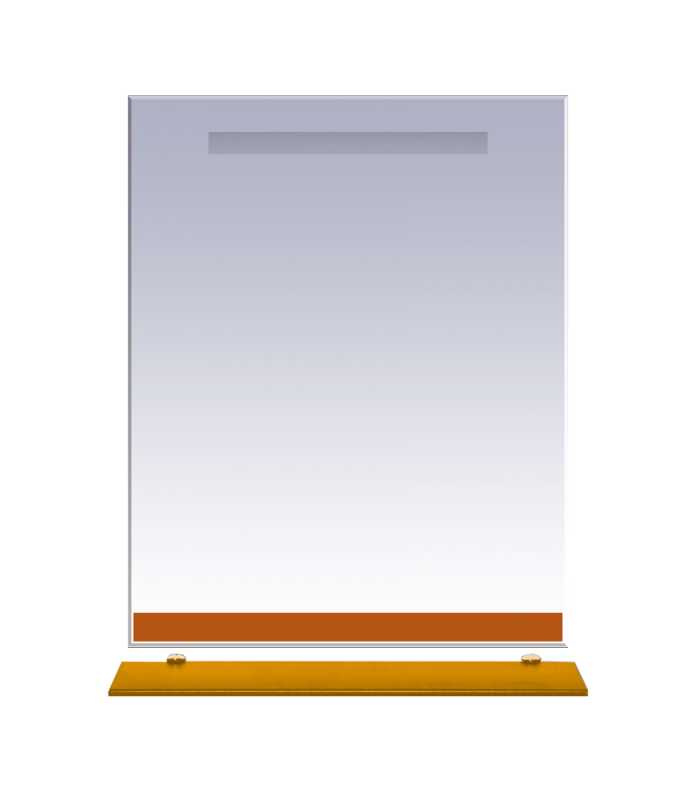 Купить зеркало джулия - 65 с полочкой 12 мм оранжевое,misty. в Иваново магазин сантехники Суперстрой