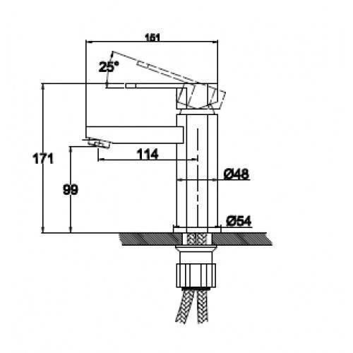Купить смеситель sonat 34011-1 тюльпан bronze, kaiser в Иваново магазин сантехники Суперстрой