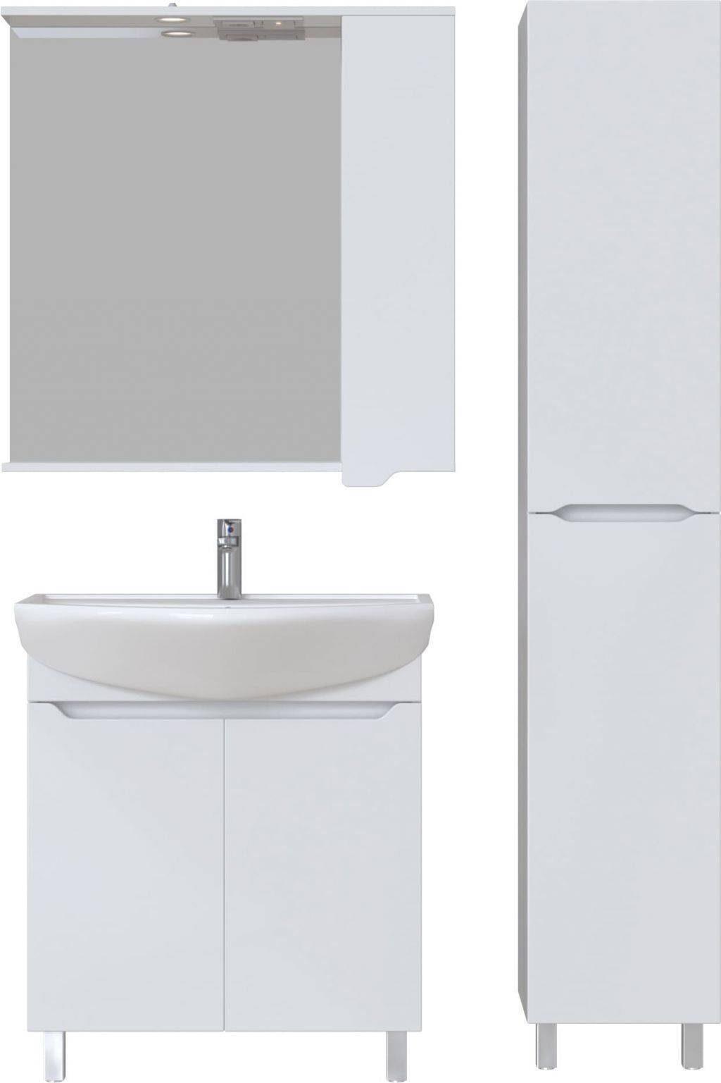 Купить тумба лайн 70, б/ящ, белый, sanstar в Иваново магазин сантехники Суперстрой