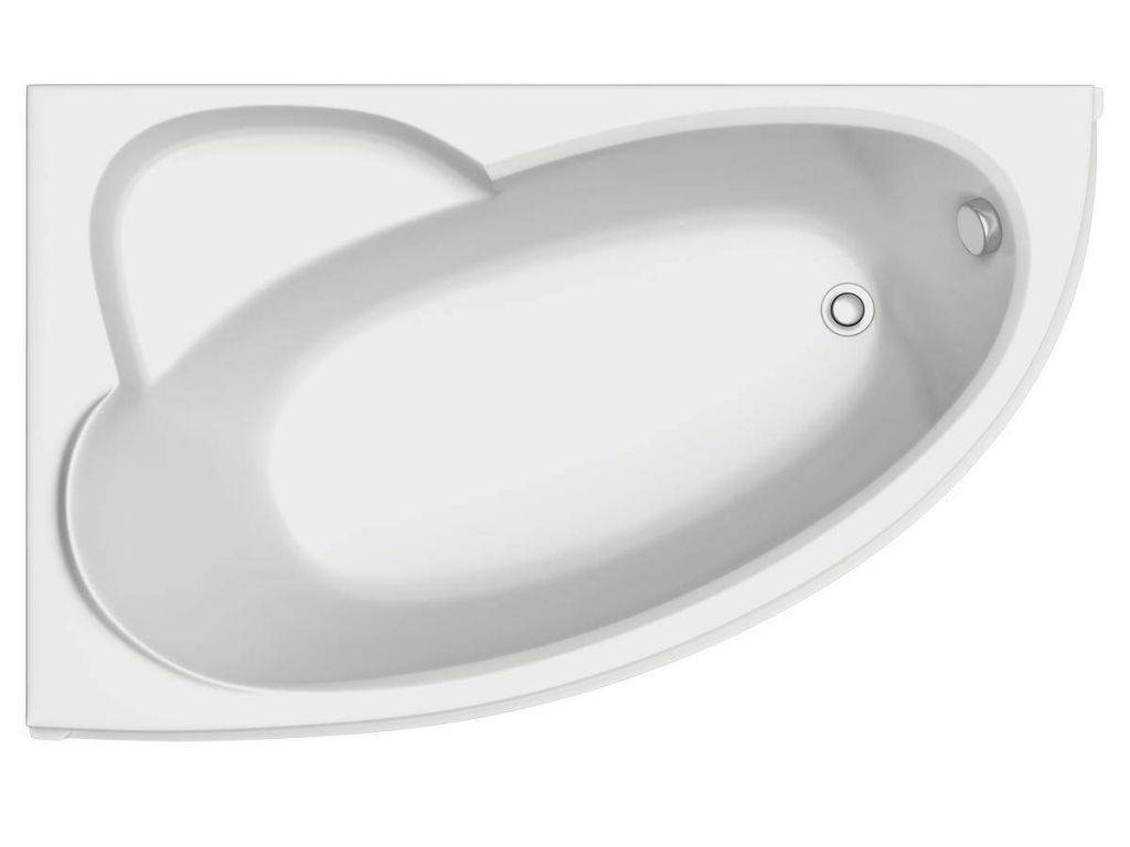 Купить ванна акриловая сагра 1600*1000 с экраном левая,bas в Иваново магазин сантехники Суперстрой