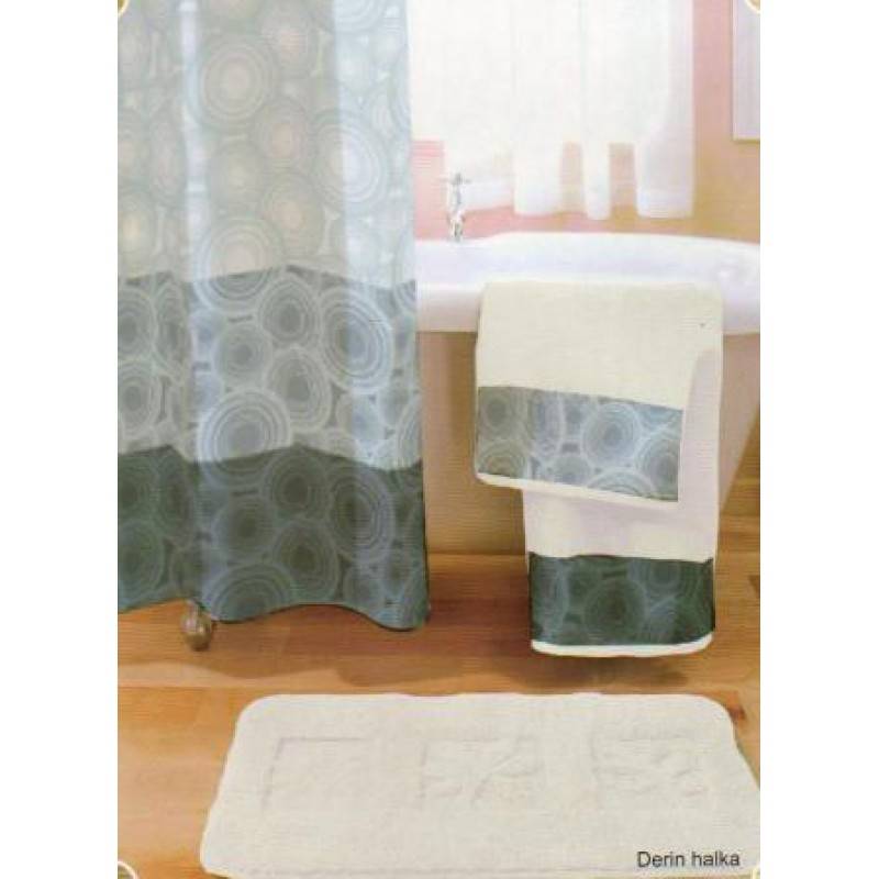 Купить шторка для ванны 180*200 без колец derin halka (446923/yql-x-153), zalel. в Иваново магазин сантехники Суперстрой