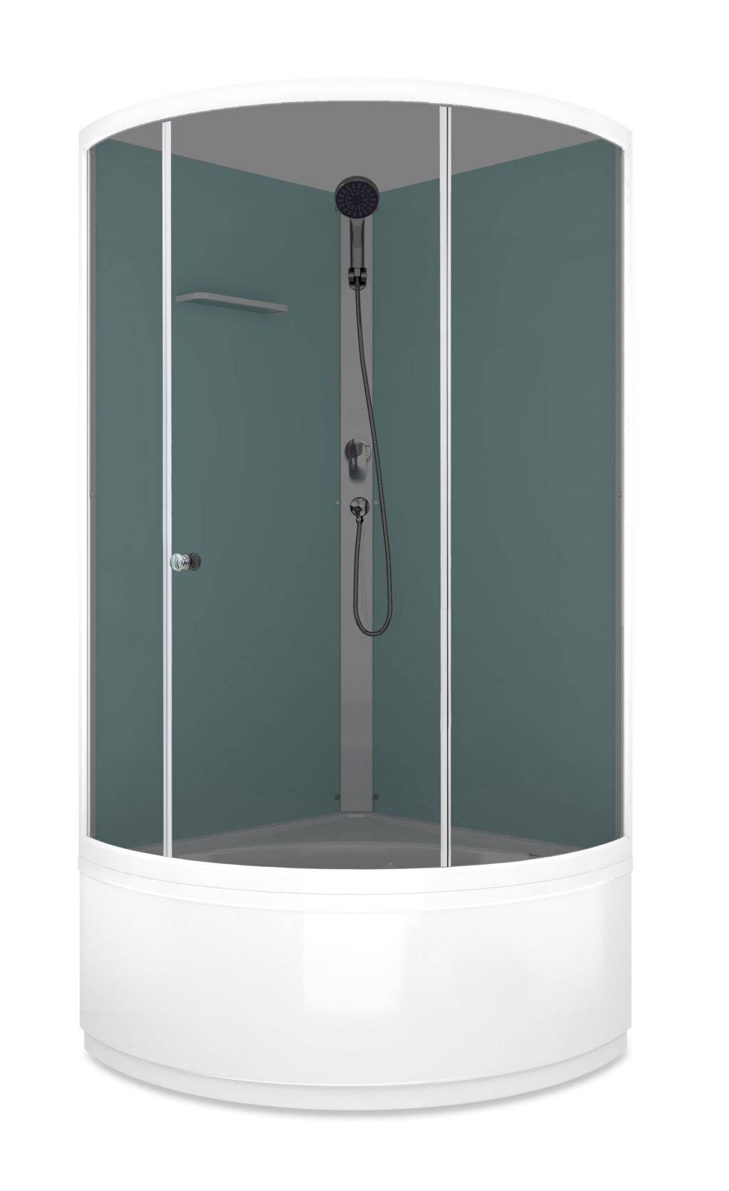 Купить душевая кабина domani spa simple high  без крыши вп тс в Иваново магазин сантехники Суперстрой