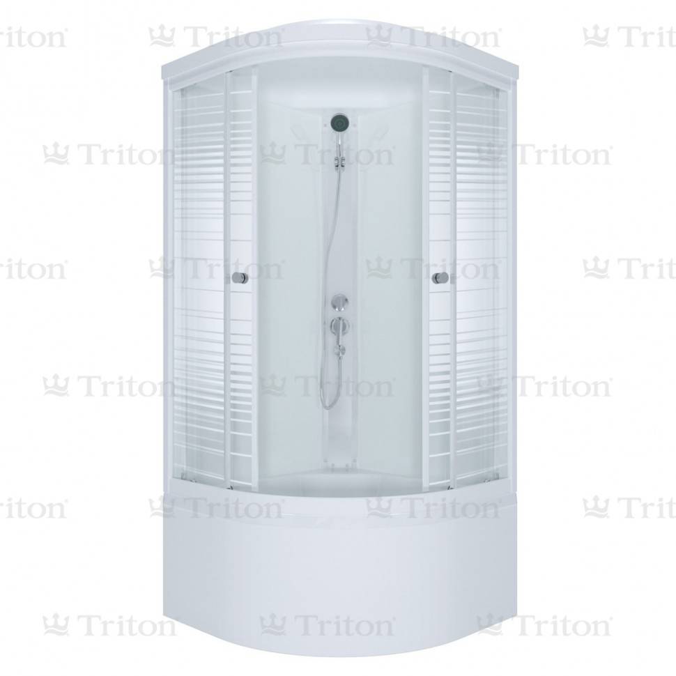 Купить душевая кабина тритон полосы аква 90*90 б, вп в Иваново магазин сантехники Суперстрой