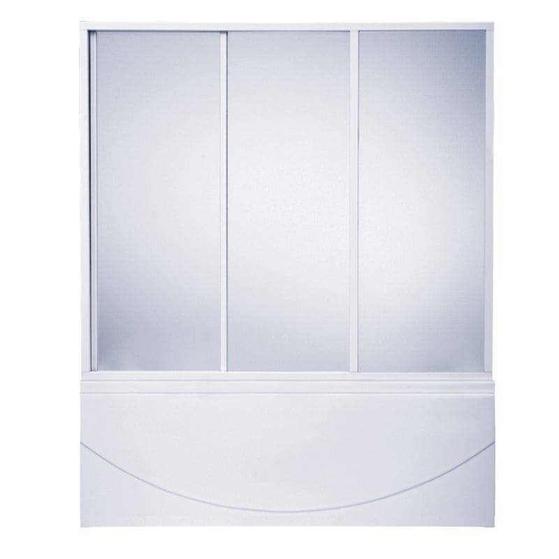 Купить штора для ванны 1,50*1,45 верона стекло, bas в Иваново магазин сантехники Суперстрой