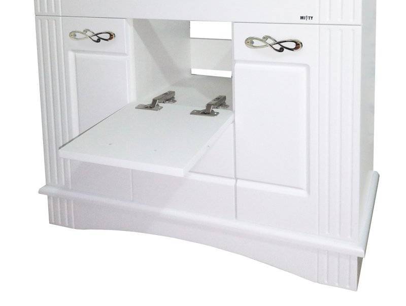 Купить тумба эльбрус-80 белая + рак. эльбрус-80, misty. в Иваново магазин сантехники Суперстрой