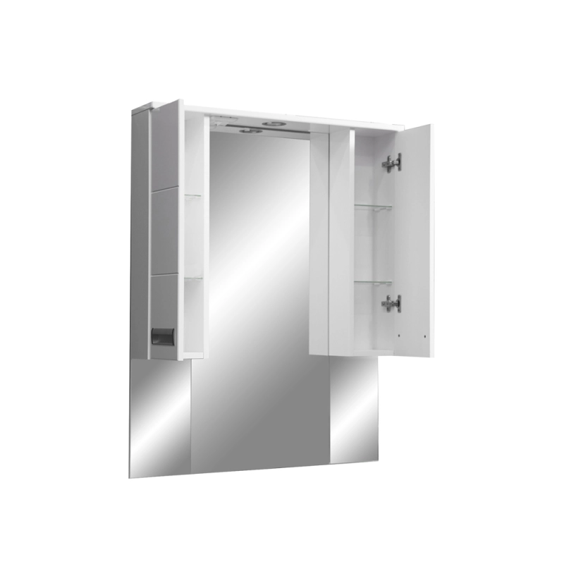 Купить зеркало-шкаф фиора-80/с,stella polar. в Иваново магазин сантехники Суперстрой