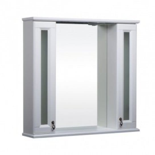 Купить зеркало-шкаф варна-85с белое, good door. в Иваново магазин сантехники Суперстрой