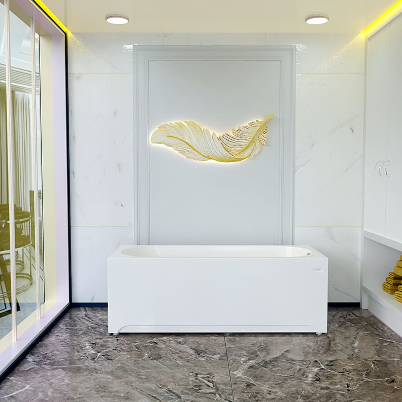 Купить ванна акриловая виктория лайт 180х70*58, radomir. в Иваново магазин сантехники Суперстрой