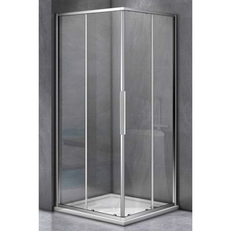 Купить душевое ограждение idea cr-90-c-ch, bas. в Иваново магазин сантехники Суперстрой