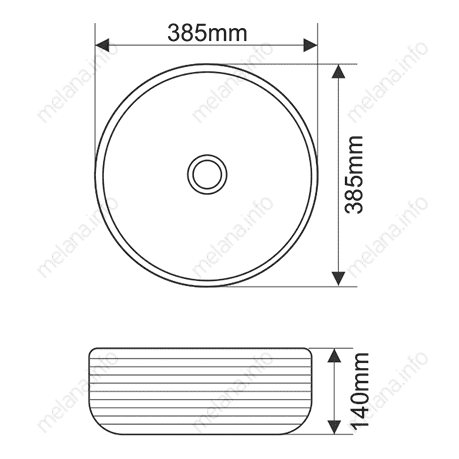 Купить раковина mln t4003н-в7+в4(корич -бежев),melana. в Иваново магазин сантехники Суперстрой