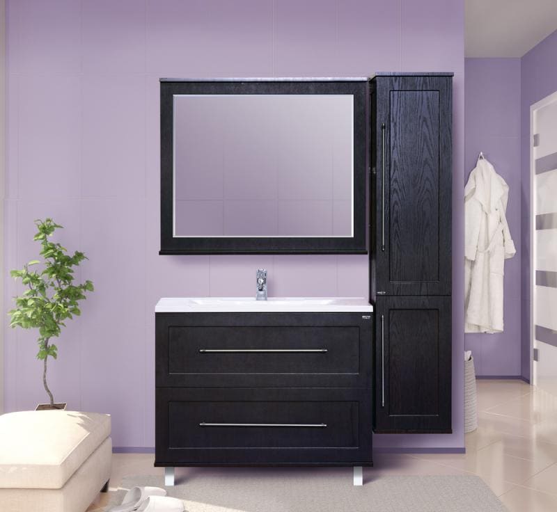 Купить зеркало марта-70 тёмный бетон, misty. в Иваново магазин сантехники Суперстрой