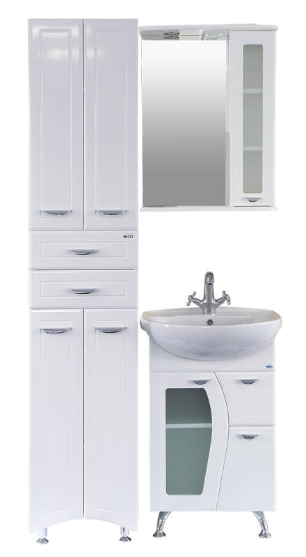 Купить тумба антик - 55, с 1-им ящиком (стекло), misty. в Иваново магазин сантехники Суперстрой