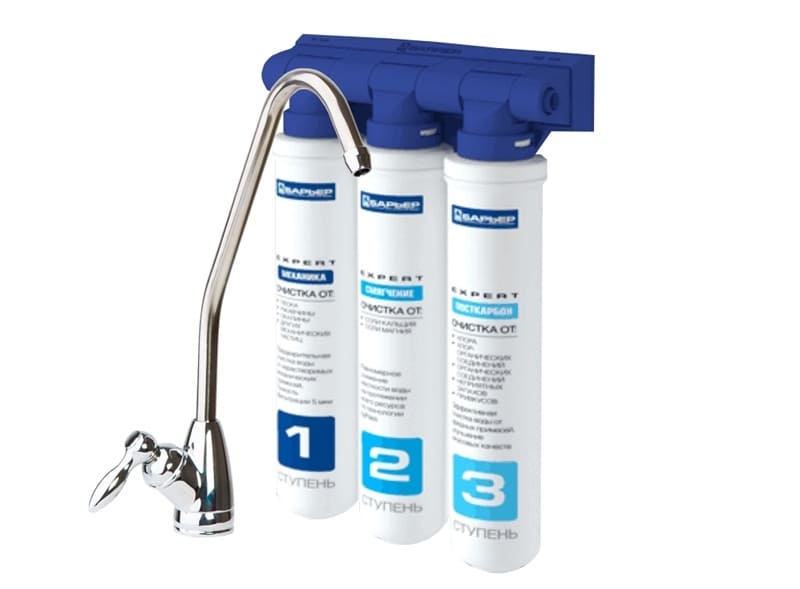 Купить фильтр expert standart тройной, барьер. в Иваново магазин сантехники Суперстрой